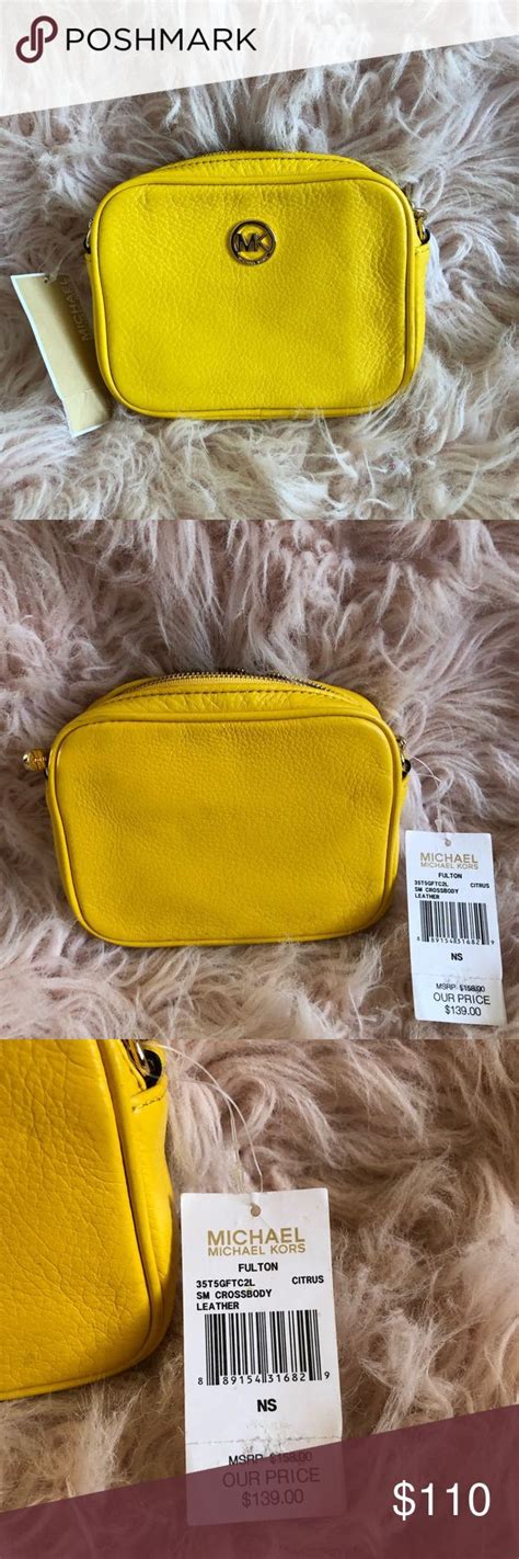 michael kors fulton small crossbody citrus|Fulton Small Crossbody .